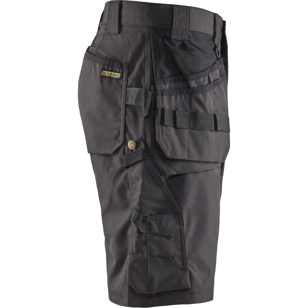 Blaklader Lightweight Craftsman Shorts, Dark Grey/Black (2)