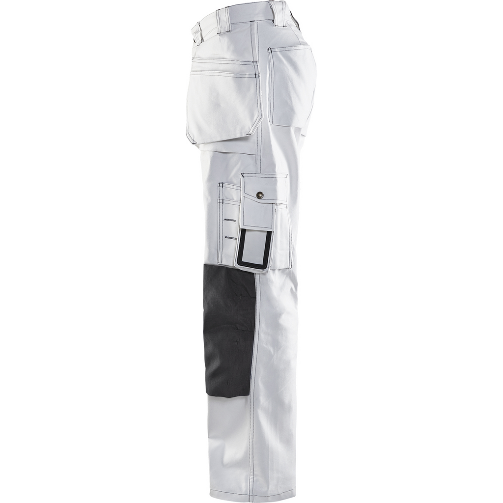 Blaklader Work Trousers, White/Dark Grey (3)