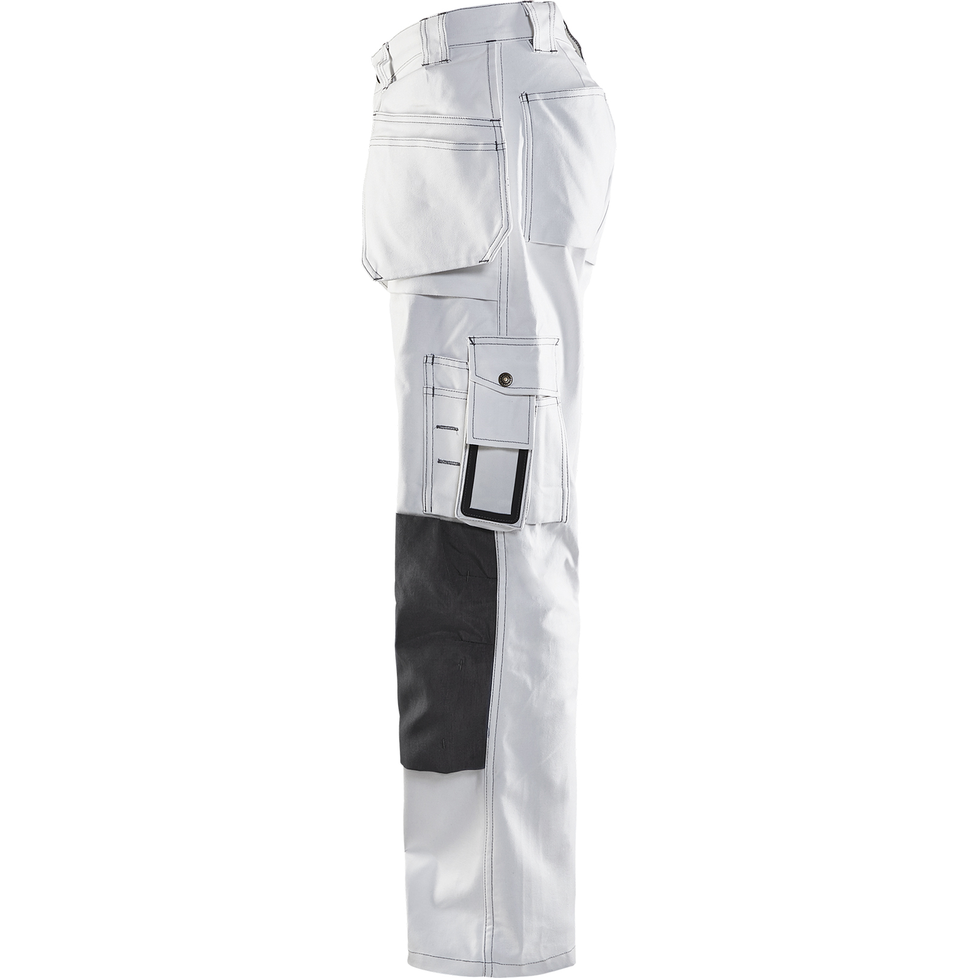 Blaklader Work Trousers, White/Dark Grey (3)