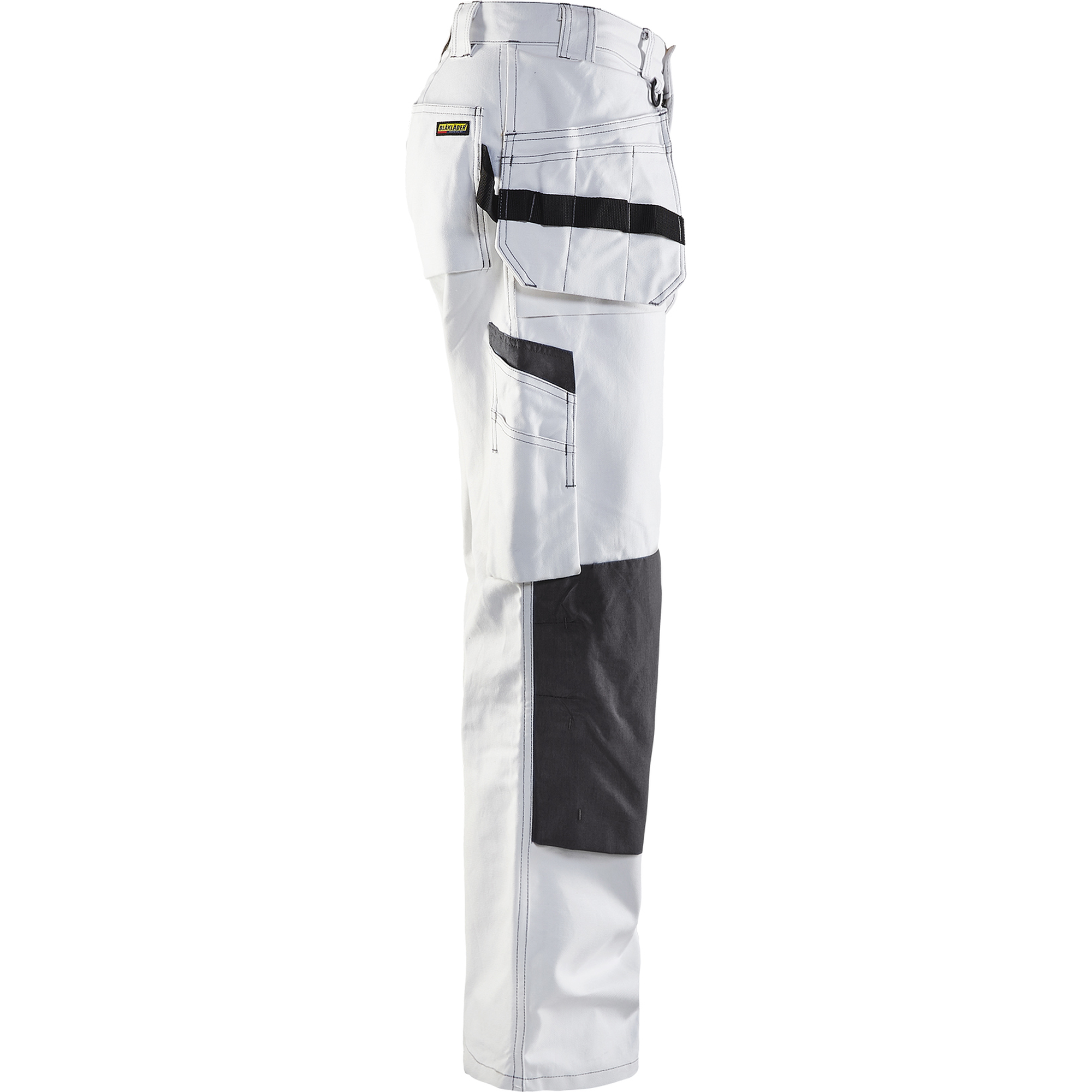 Blaklader Work Trousers, White/Dark Grey (2)