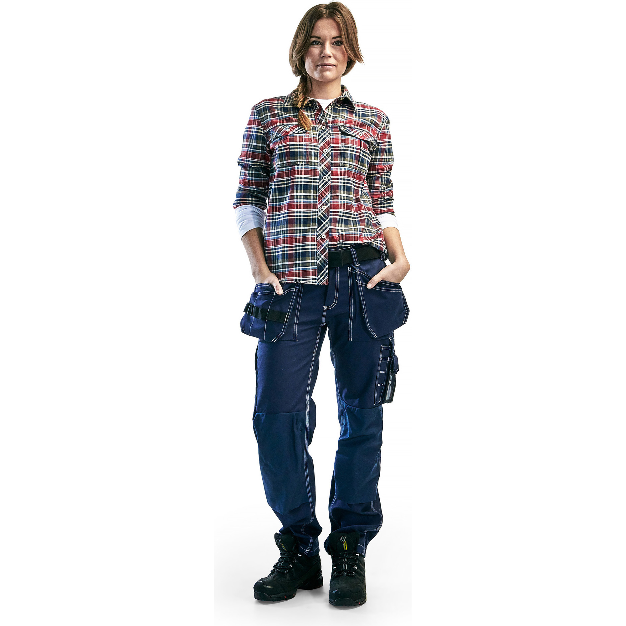 Blaklader Ladies Work Trousers, Navy Blue (4)