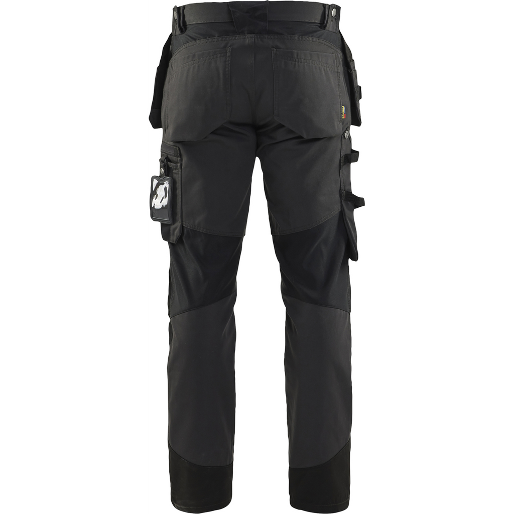 Blaklader Stretch Craftsman Work Trousers, Dark Grey/Black (4)