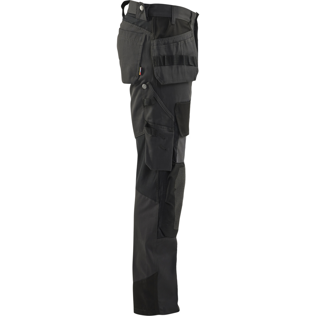 Blaklader Stretch Craftsman Work Trousers, Dark Grey/Black (2)