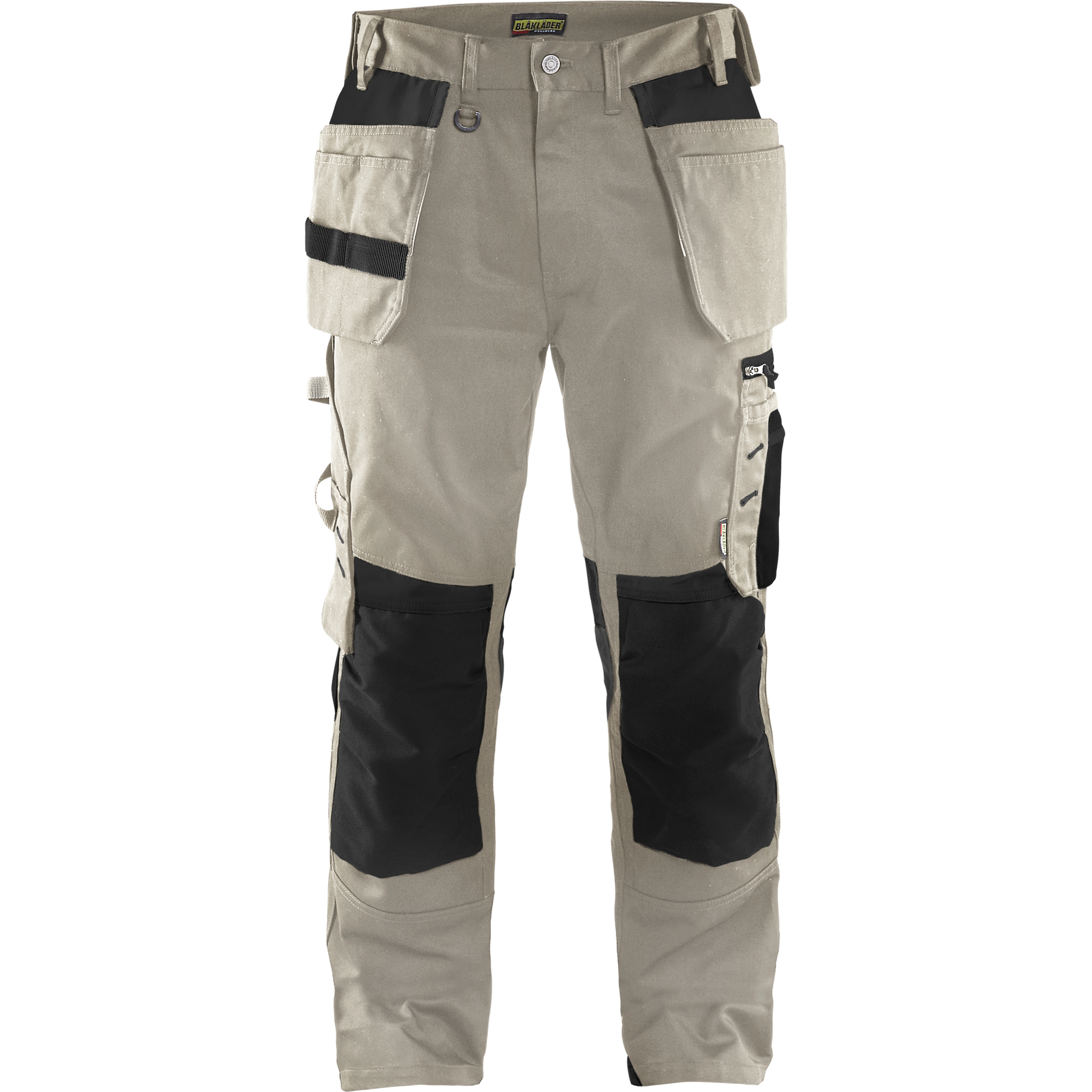 Blaklader Craftsman Work Trousers, Stone Grey/Black