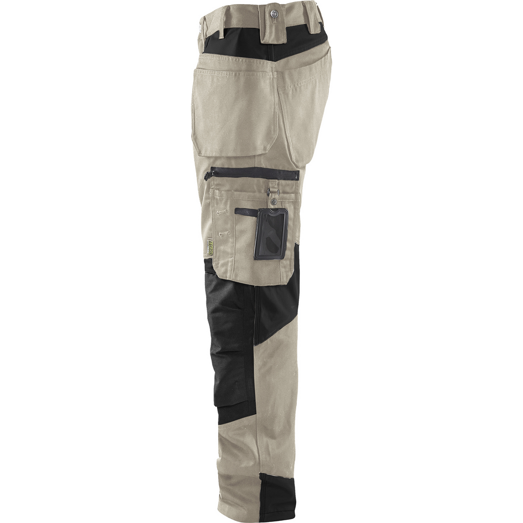 Blaklader Craftsman Work Trousers, Stone Grey/Black (3)