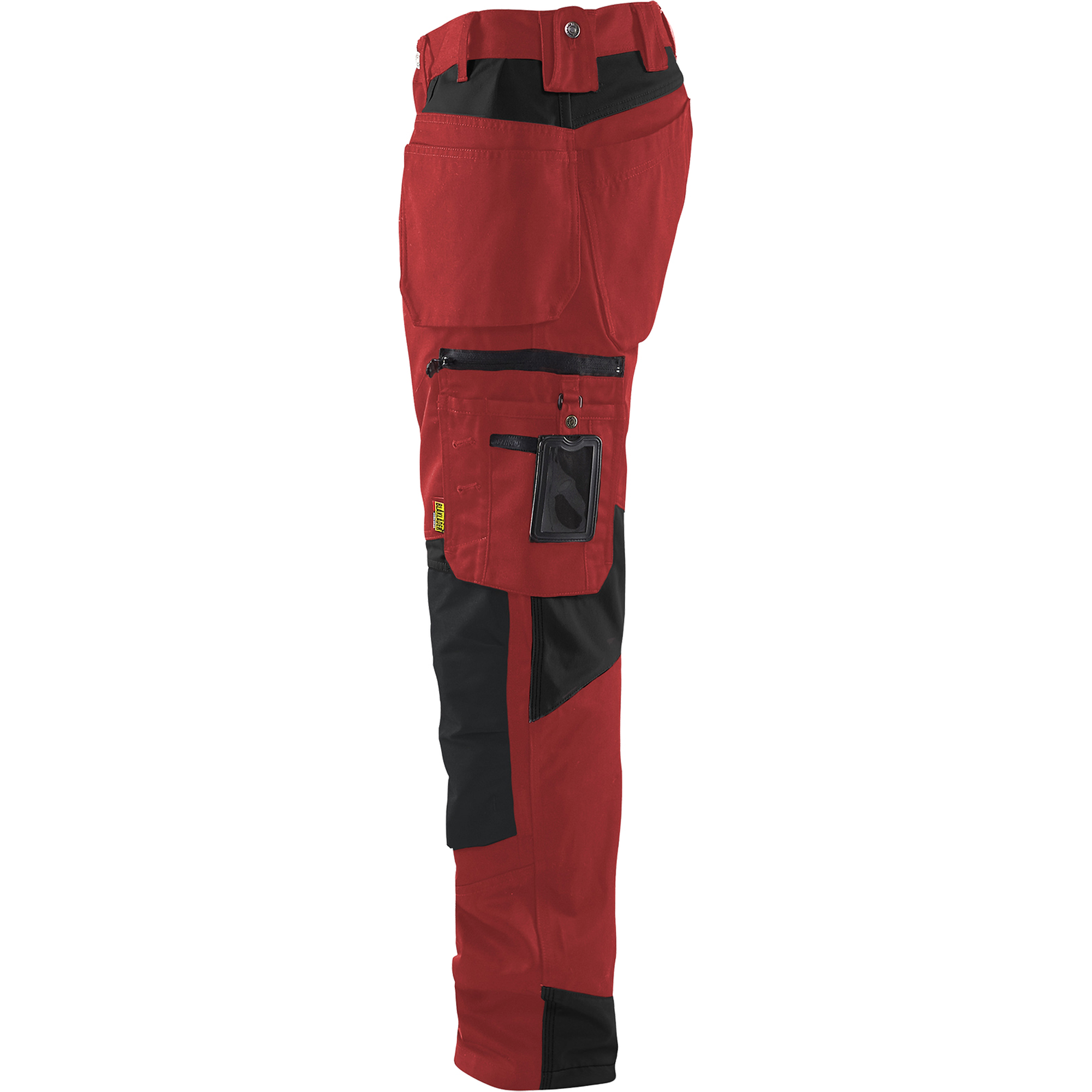 Blaklader Craftsman Work Trousers, Red/Black (3)
