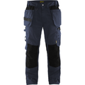 Blaklader Craftsman Work Trousers, Dark Navy/Black