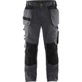 Blaklader Craftsman Work Trousers, Mid Grey/Black