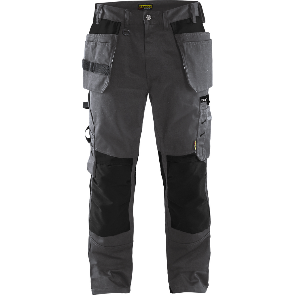 Blaklader Craftsman Work Trousers, Dark Grey/Black