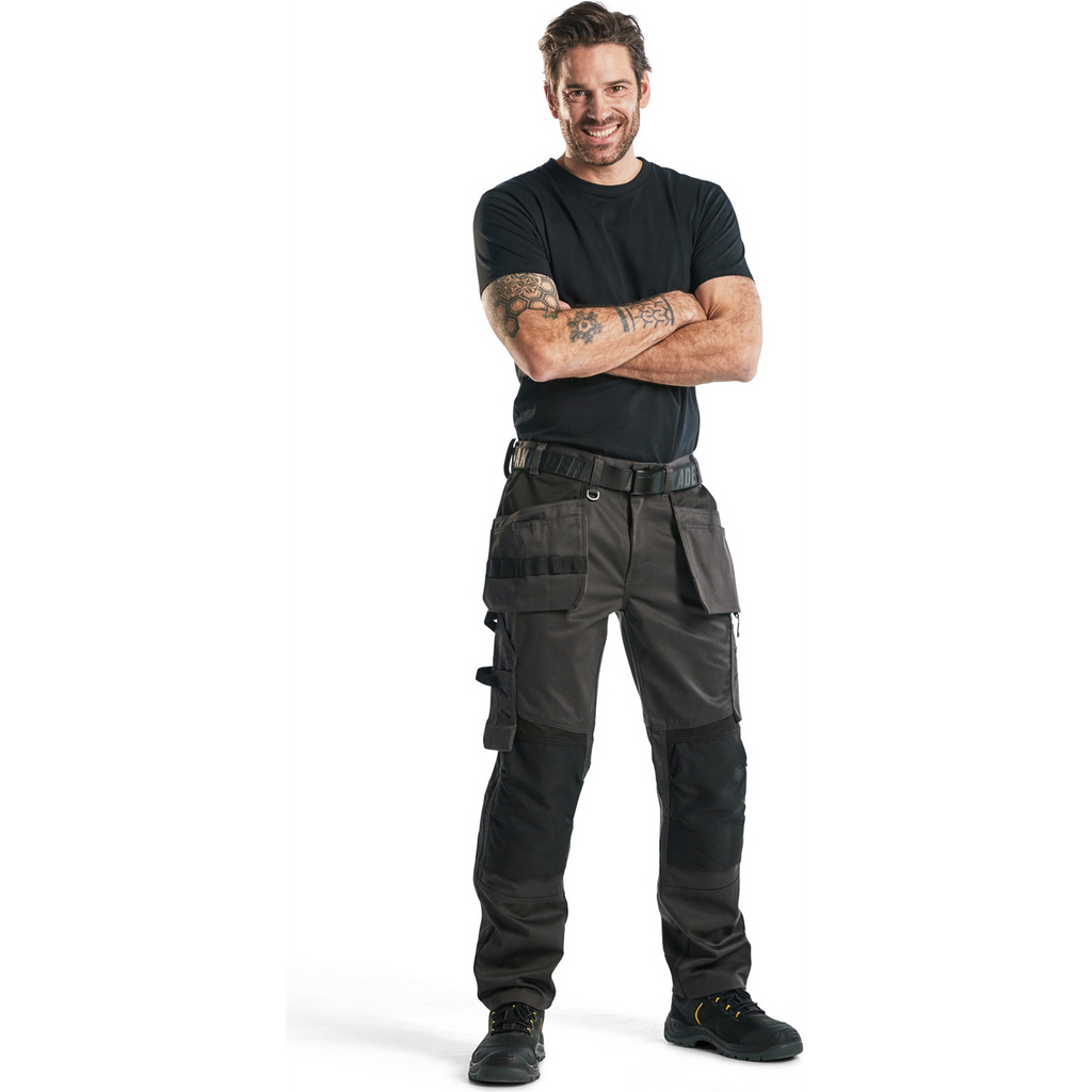 Blaklader Craftsman Work Trousers, Dark Grey/Black (5)