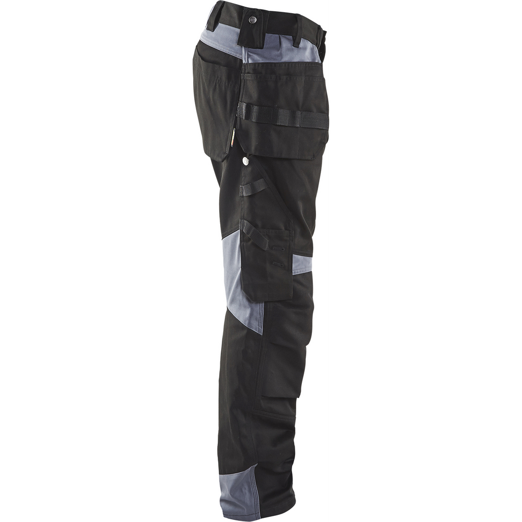 Blaklader Craftsman Work Trousers, Black/Grey (2)