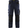 Blaklader Craftsman Work Trousers, Dark Navy/Black