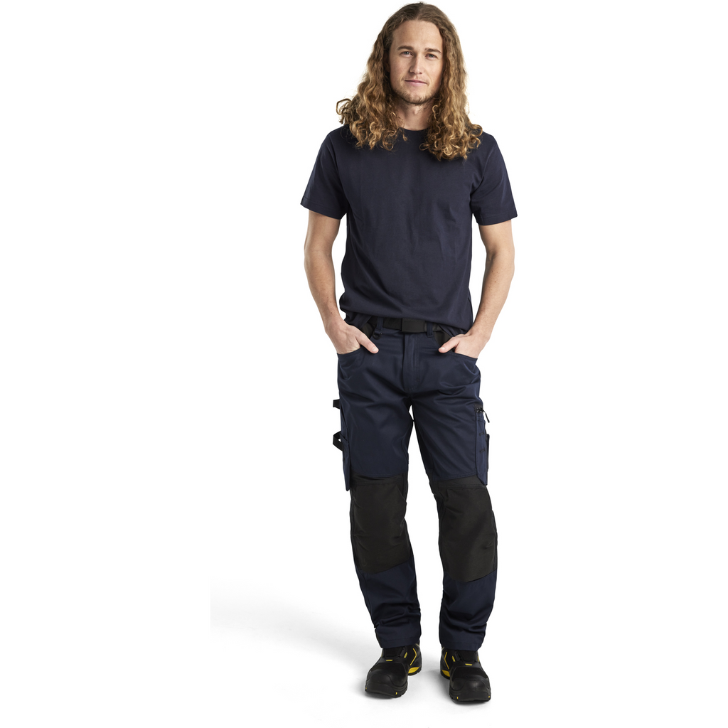 Blaklader Craftsman Work Trousers, Dark Navy/Black (5)