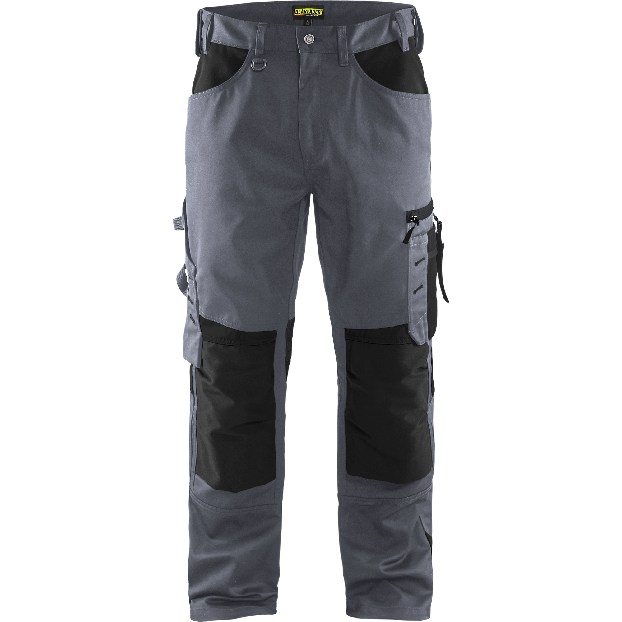 Blaklader Craftsman Work Trousers, Grey/Black