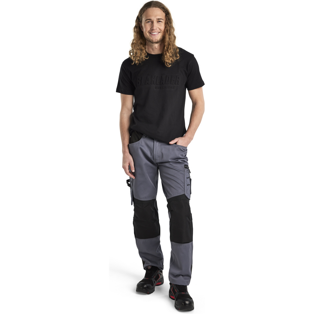 Blaklader Craftsman Work Trousers, Grey/Black (5)