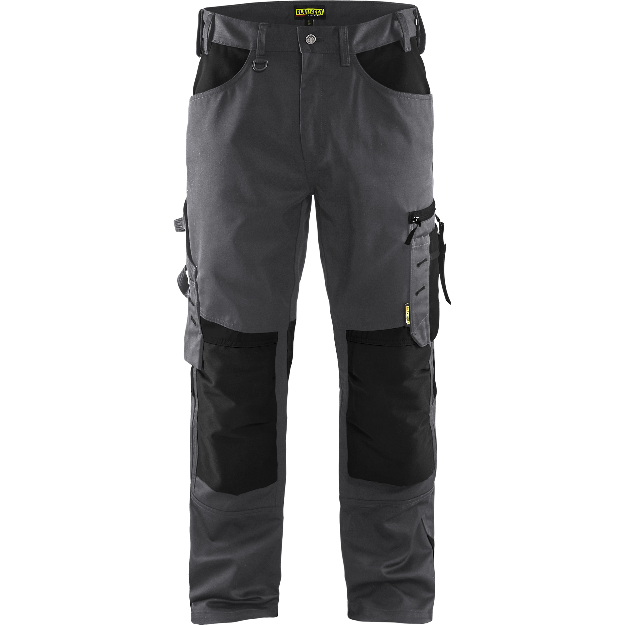Blaklader Craftsman Work Trousers, Mid Grey/Black