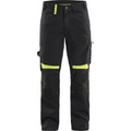 Blaklader Craftsman Work Trousers, Black/Yellow