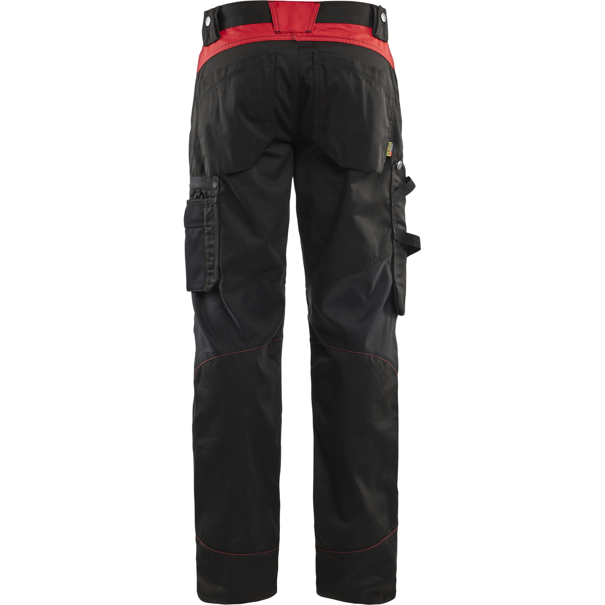 Blaklader Craftsman Work Trousers, Black/Red (4)