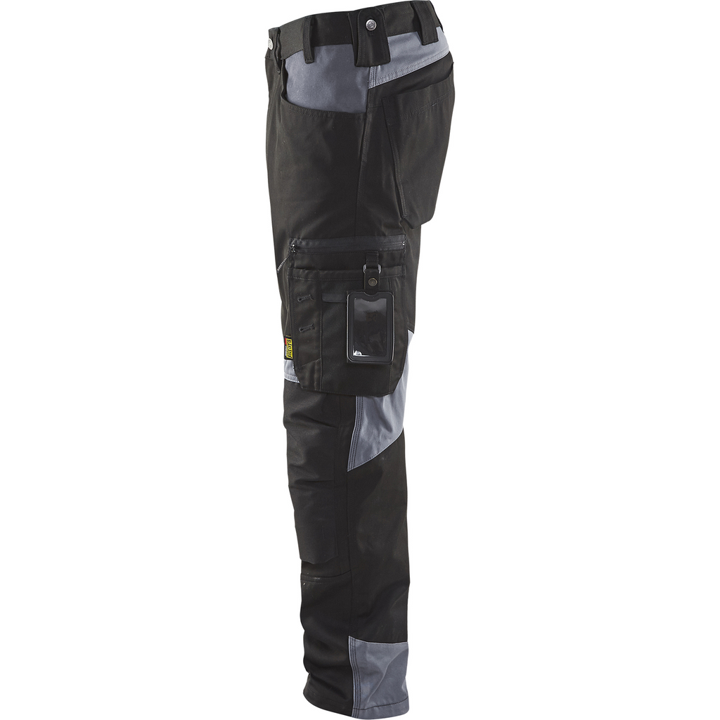 Blaklader Craftsman Work Trousers, Black/Grey (3)