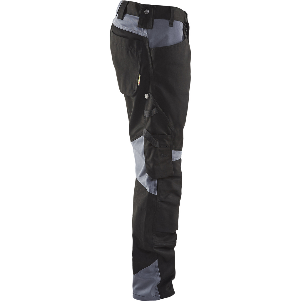 Blaklader Craftsman Work Trousers, Black/Grey (2)
