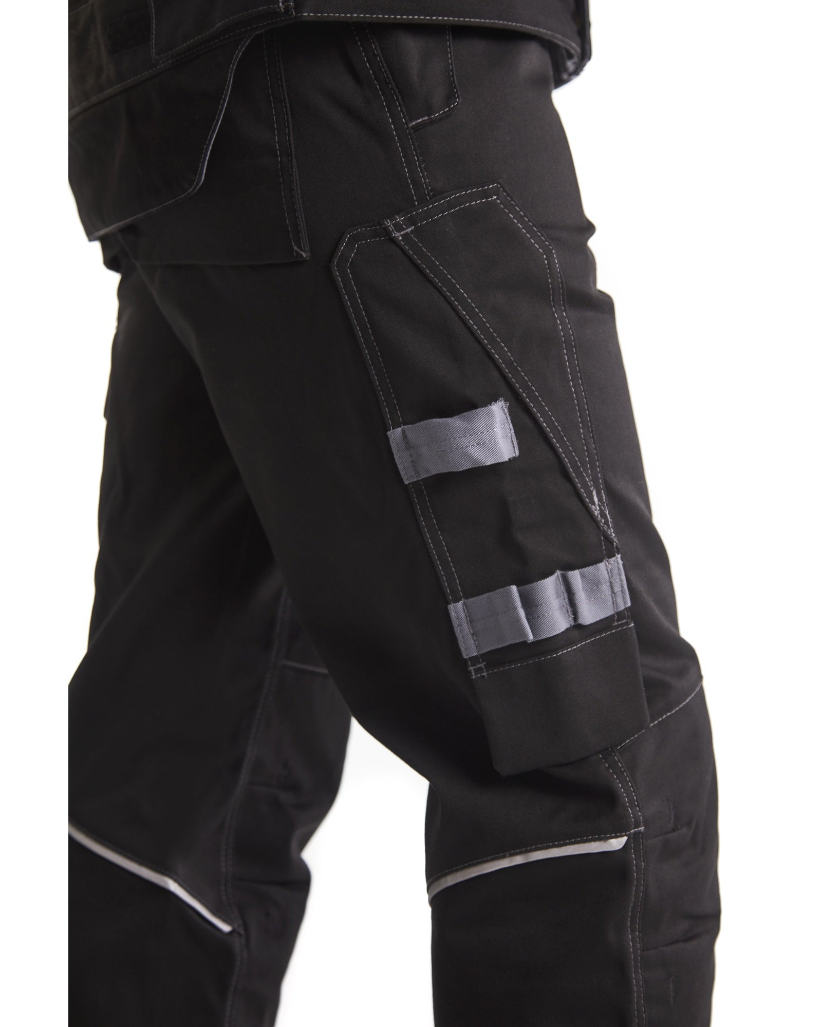 Blaklader Flame Resistant Work Trousers, Black/Grey (6)