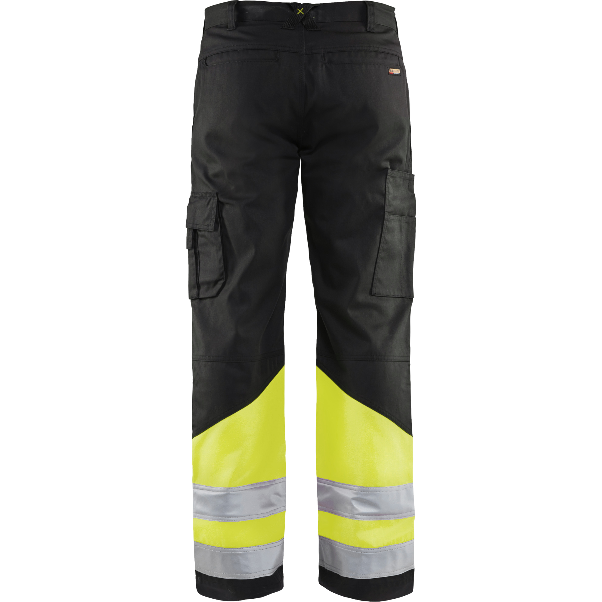 Blaklader High Vis Work Trousers, Black/Yellow (4)