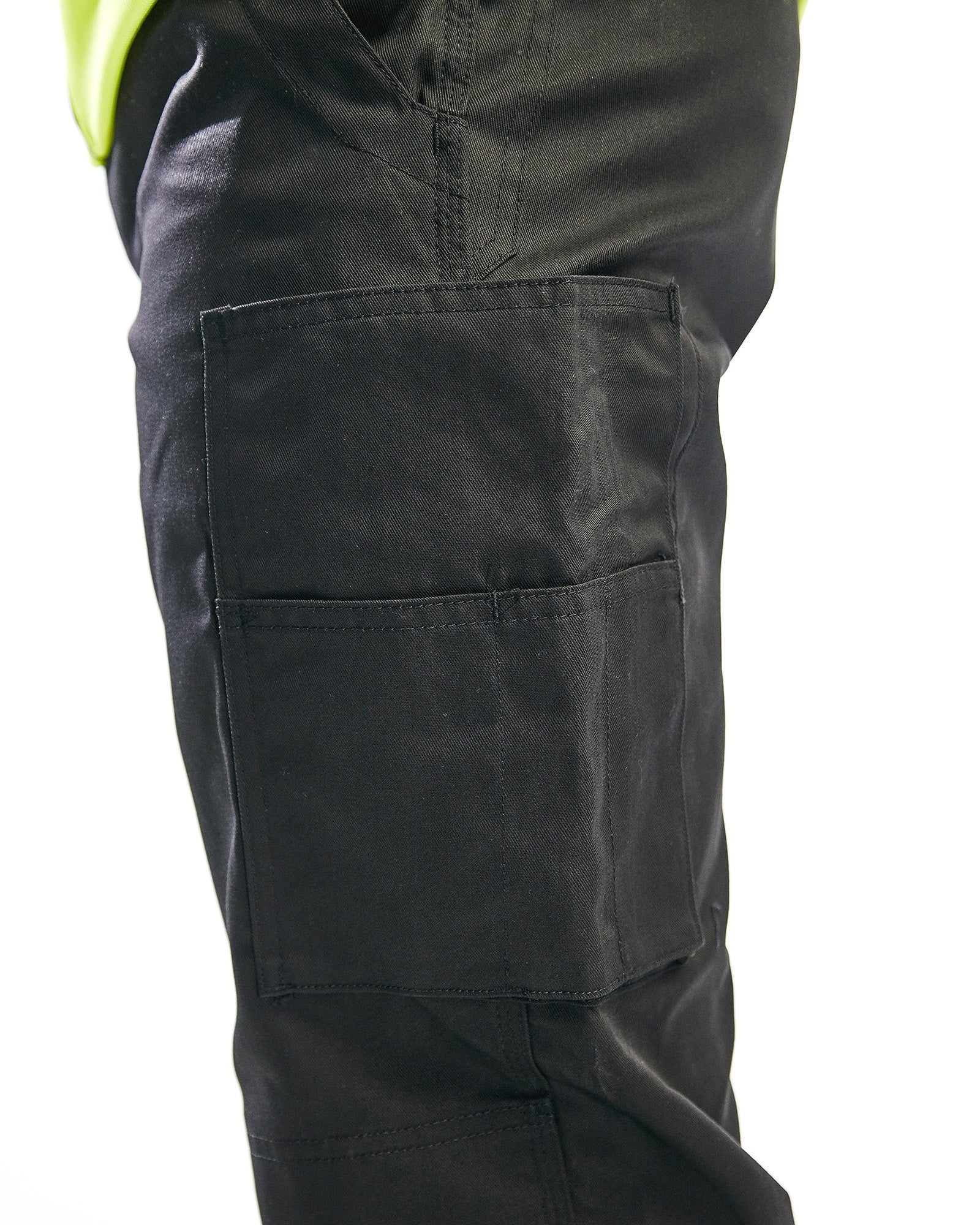 Blaklader High Vis Work Trousers, Black/Yellow (6)