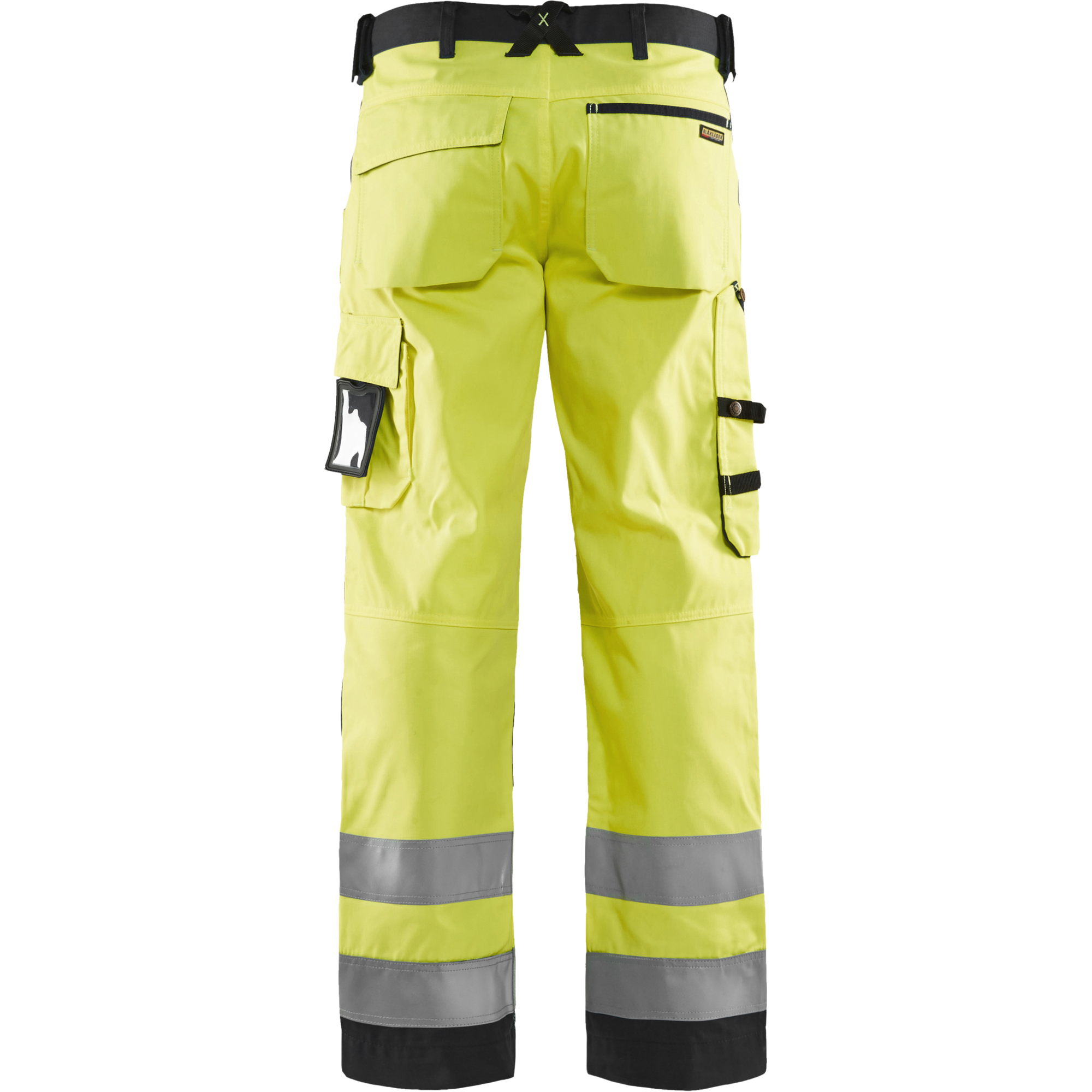 Blaklader High Vis Work Trousers, Yellow/Black (4)