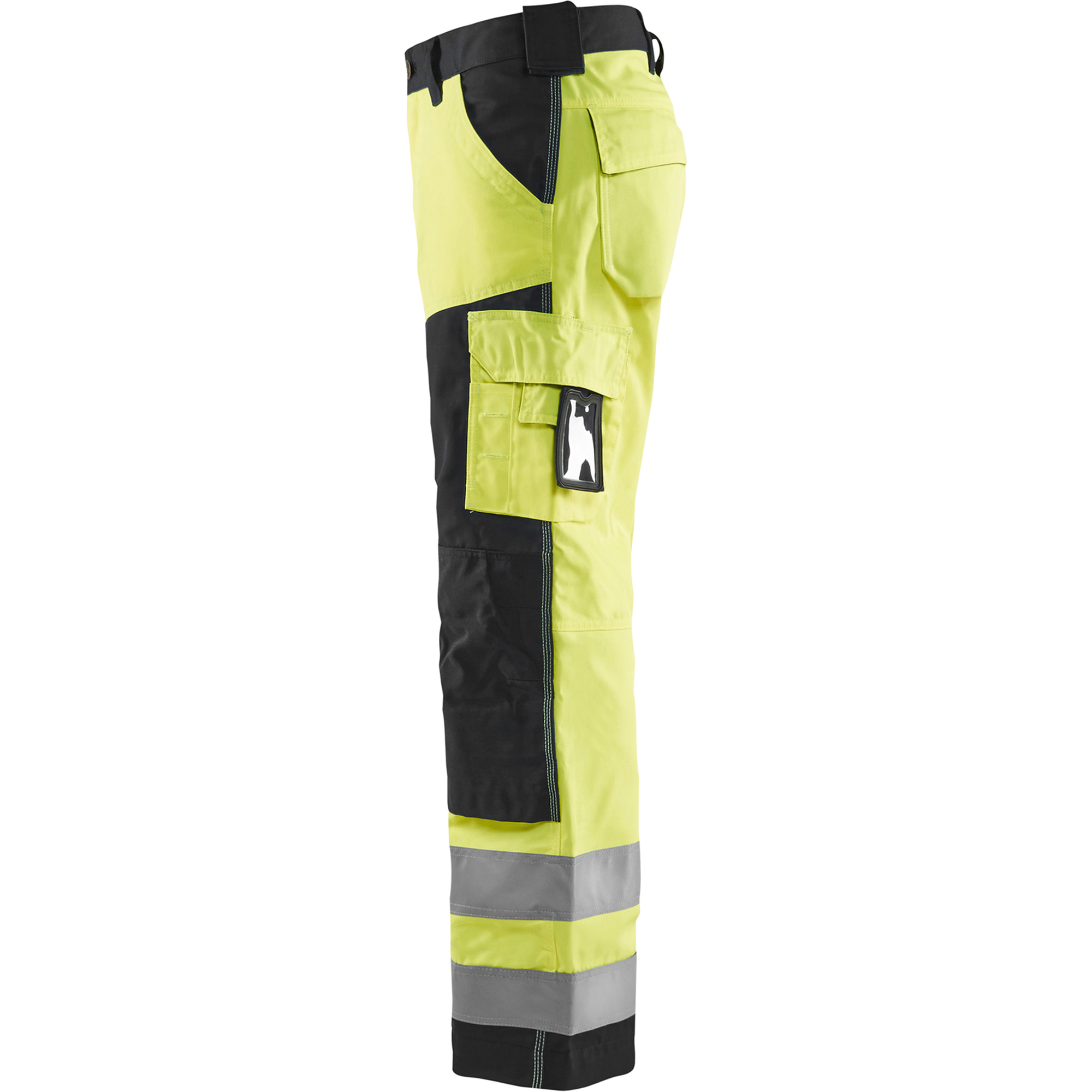 Blaklader High Vis Work Trousers, Yellow/Black (3)