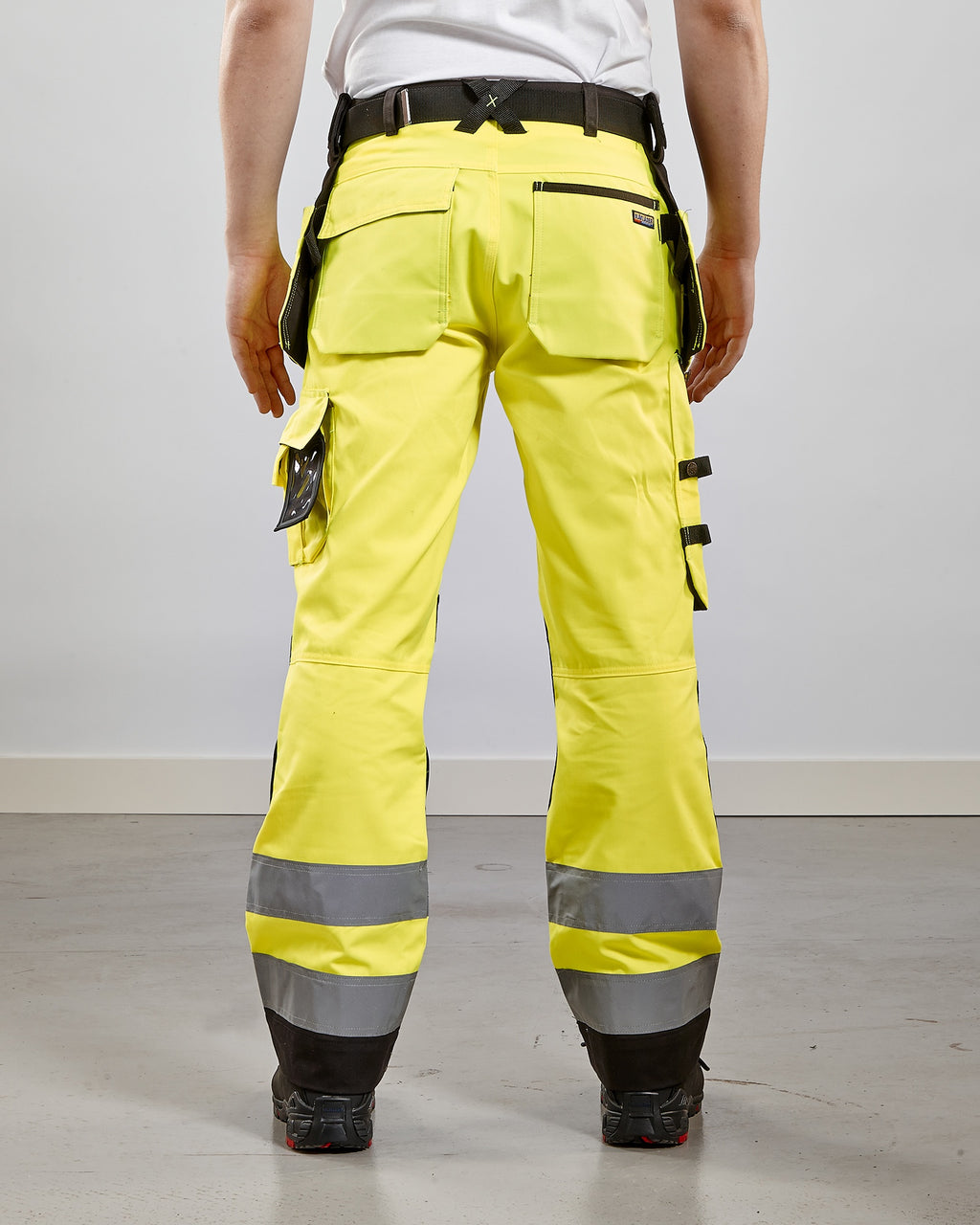 Blaklader High Vis Craftsman Work Trousers, Yellow/Black (6)