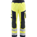 Blaklader Multinorm Craftsman Work Trousers, Yellow/Navy Blue