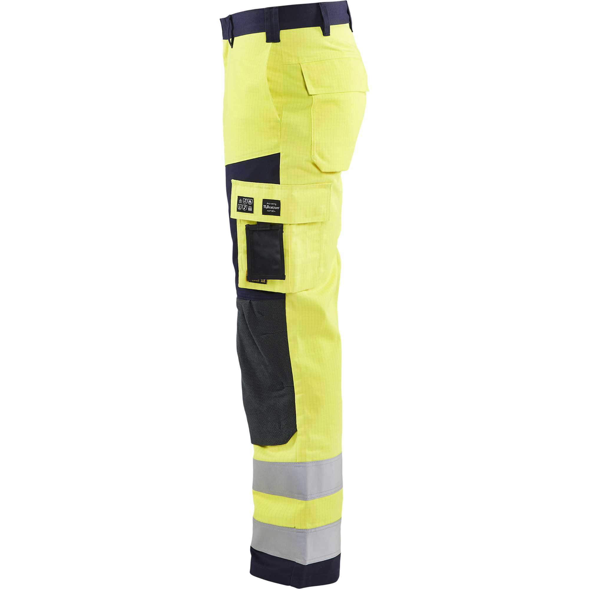 Blaklader Multinorm Craftsman Work Trousers, Yellow/Navy Blue (3)