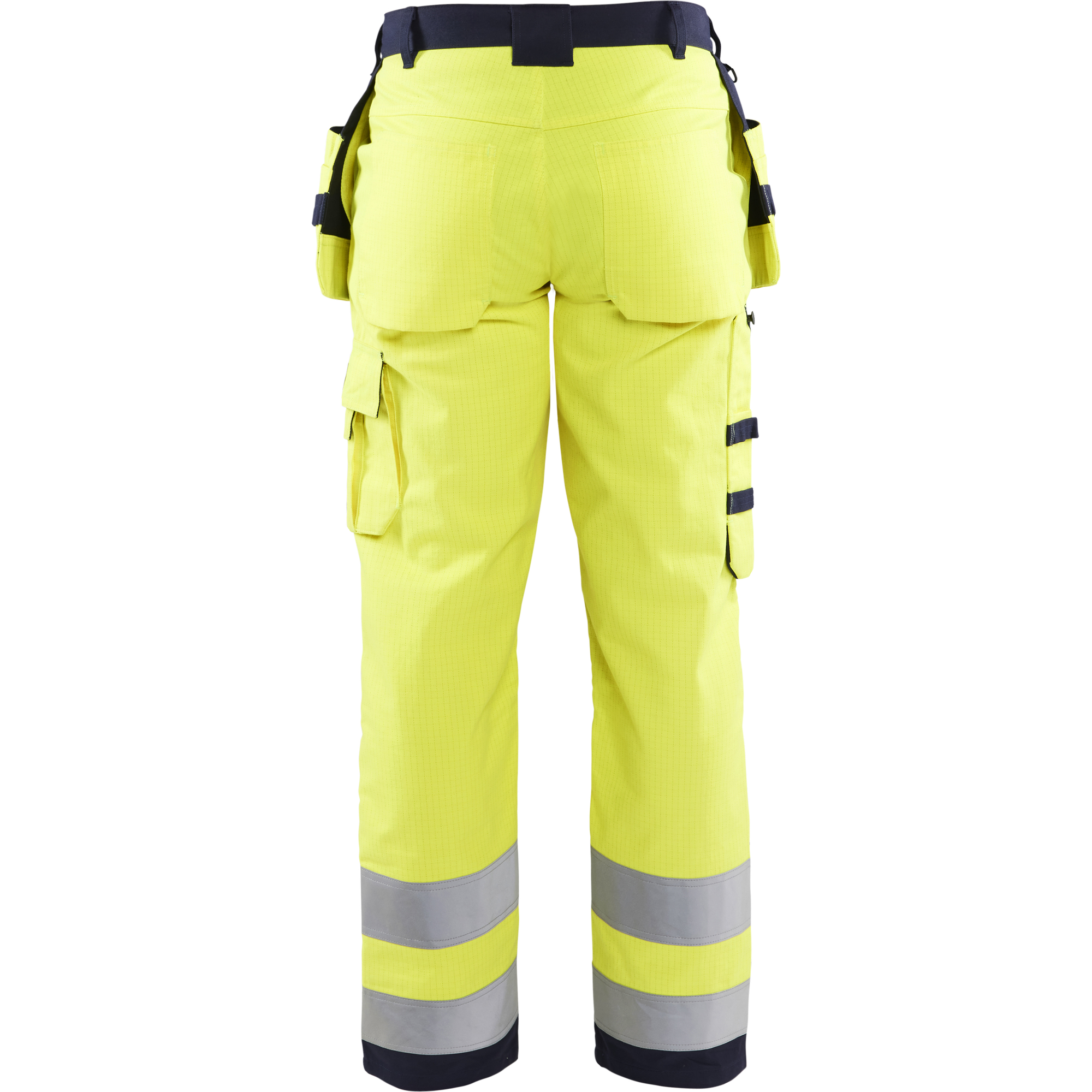 Blaklader Multinorm Craftsman Work Trousers, Yellow/Navy Blue (4)