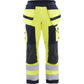 Blaklader Multinorm Craftsman Work Trousers, Yellow/Navy Blue