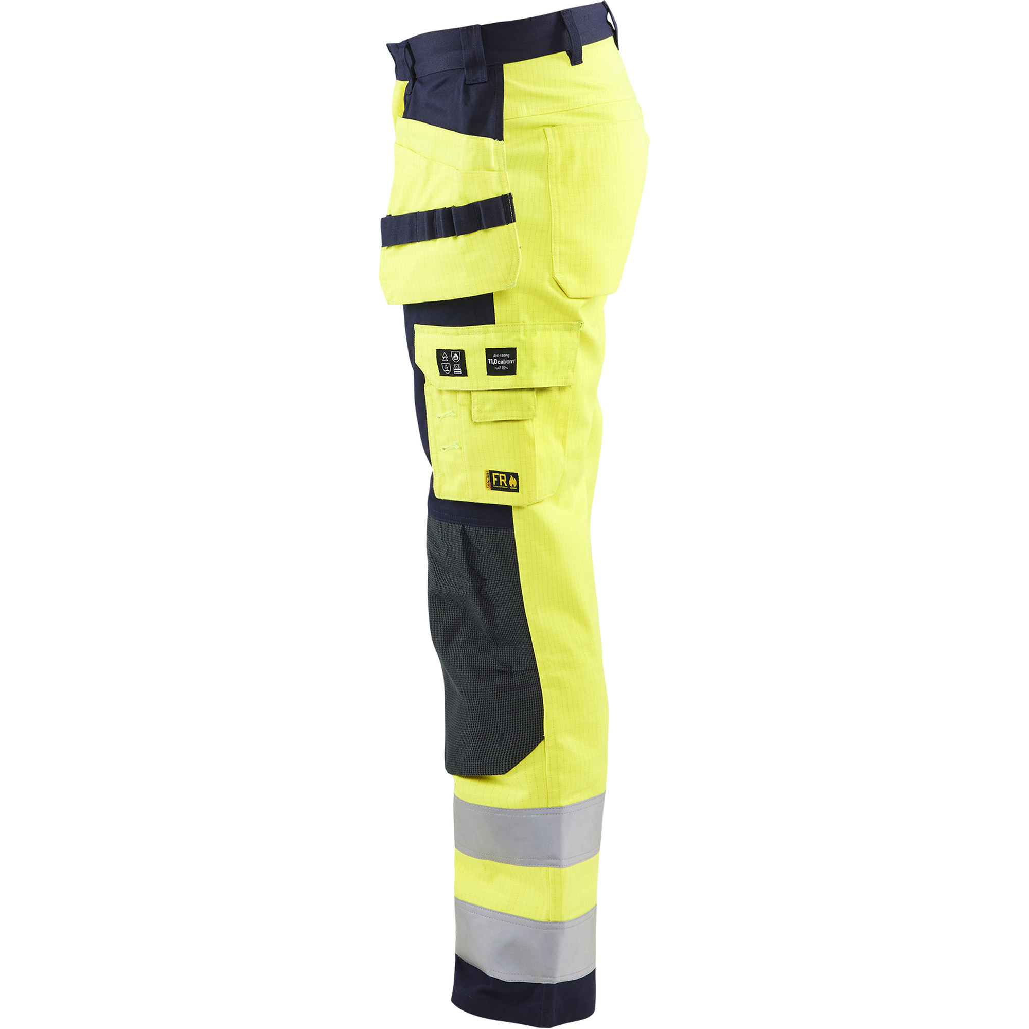 Blaklader Multinorm Craftsman Work Trousers, Yellow/Navy Blue (3)