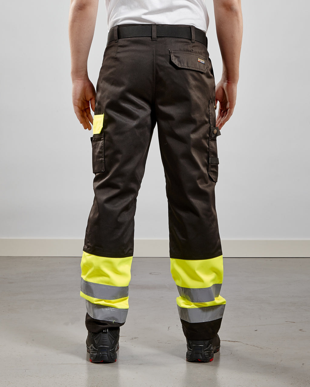 Blaklader High Vis Work Trousers, Yellow/Black (5)