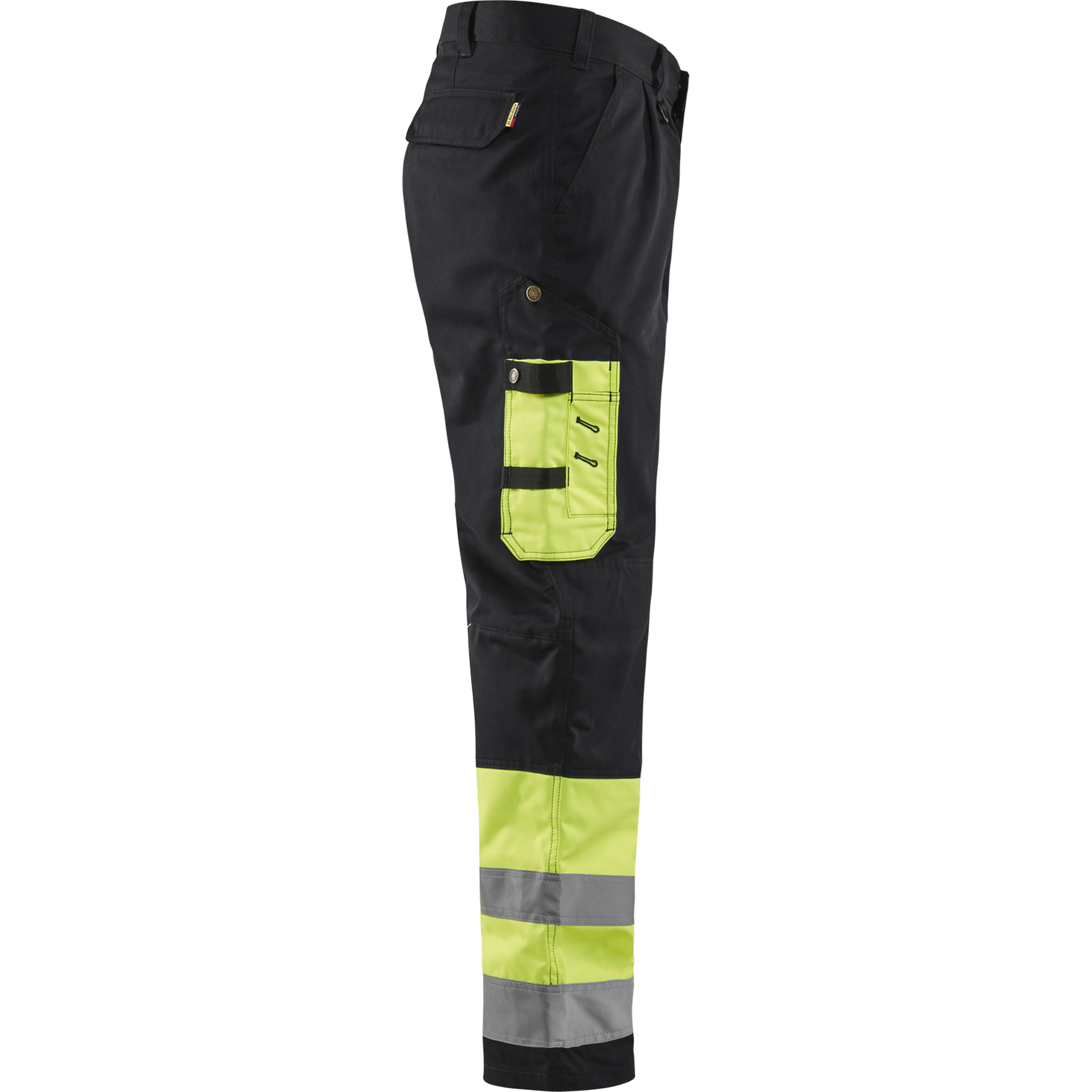 Blaklader High Vis Work Trousers, Yellow/Black (2)