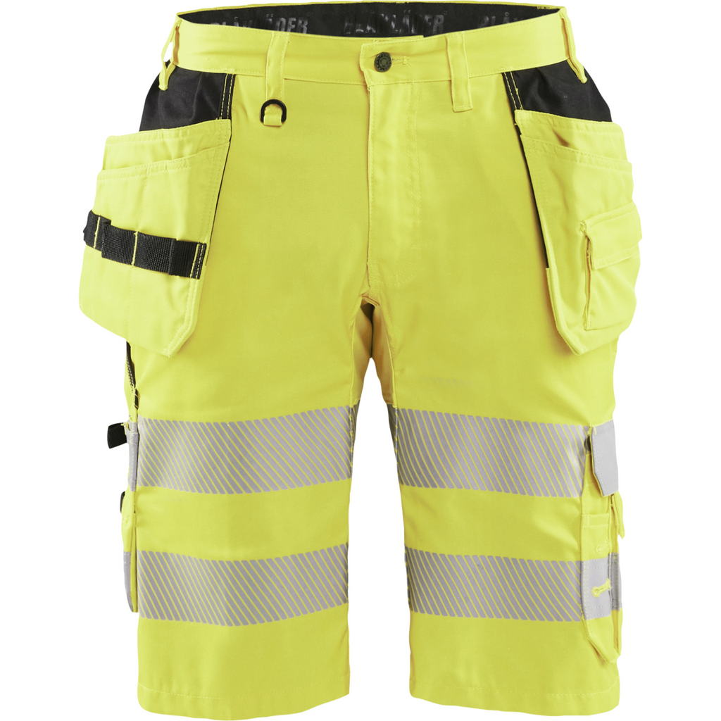 Blaklader High Vis Stretch Shorts, Yellow