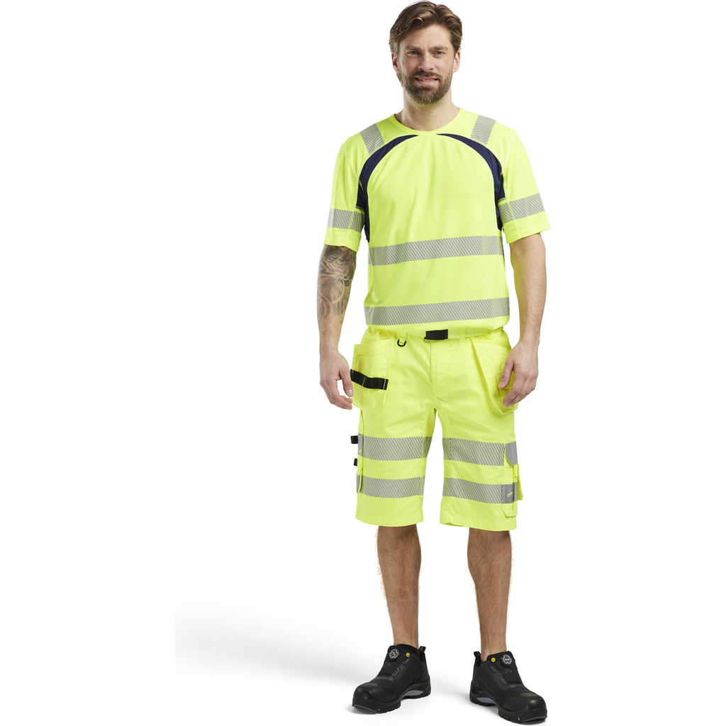 Blaklader High Vis Stretch Shorts, Yellow (5)