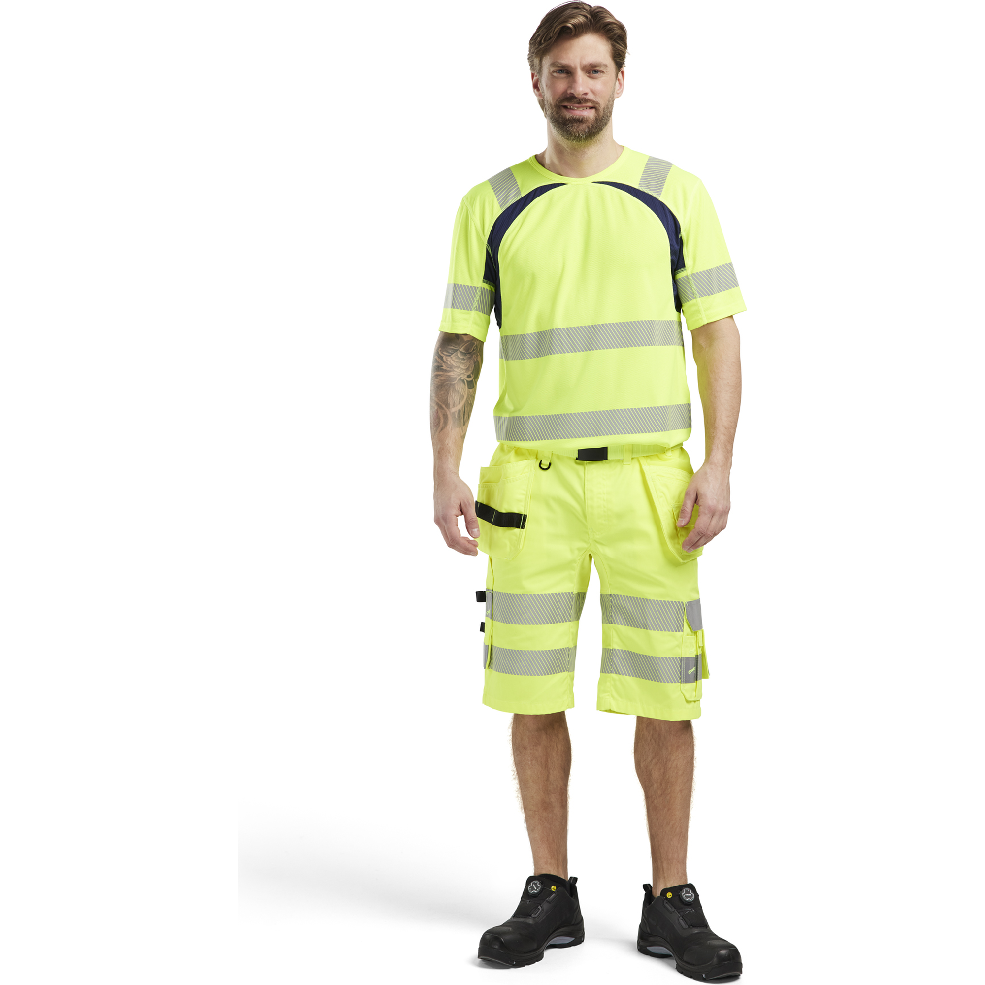 Blaklader High Vis Stretch Shorts, Yellow (5)