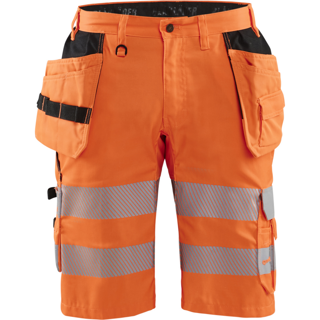 Blaklader High Vis Stretch Shorts, Orange