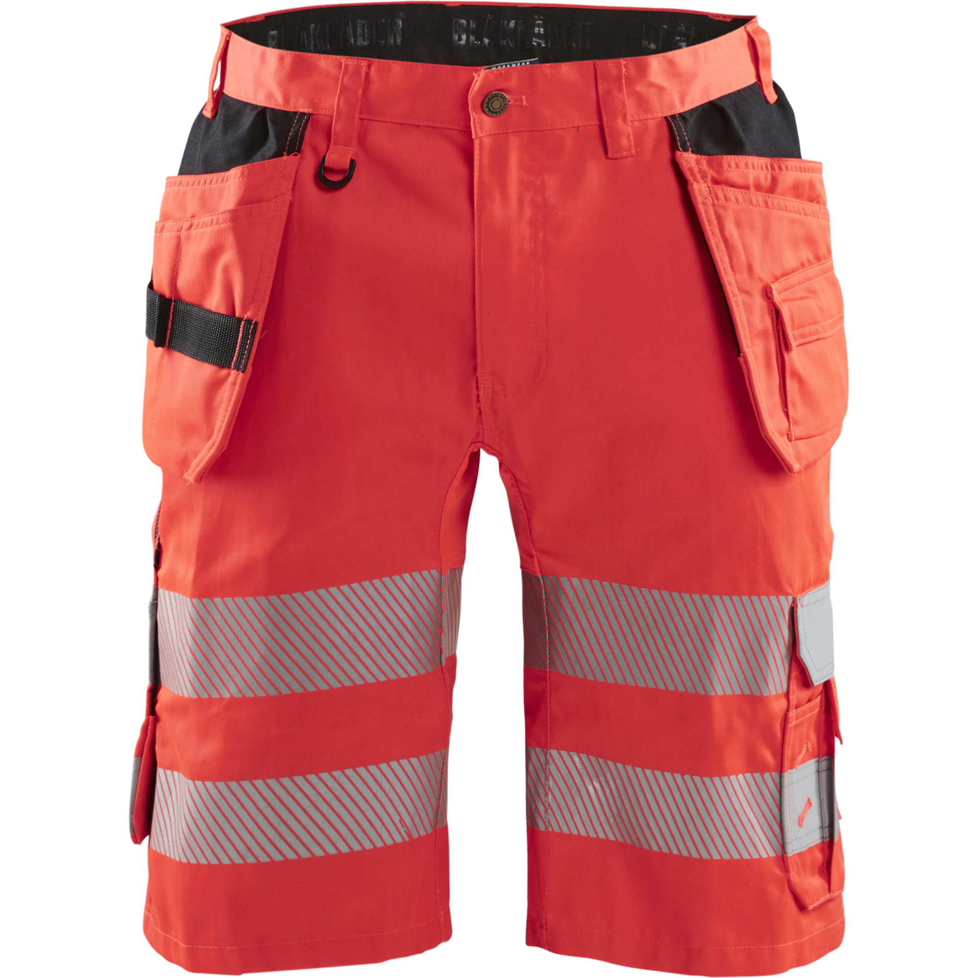 Blaklader High Vis Stretch Shorts, Red