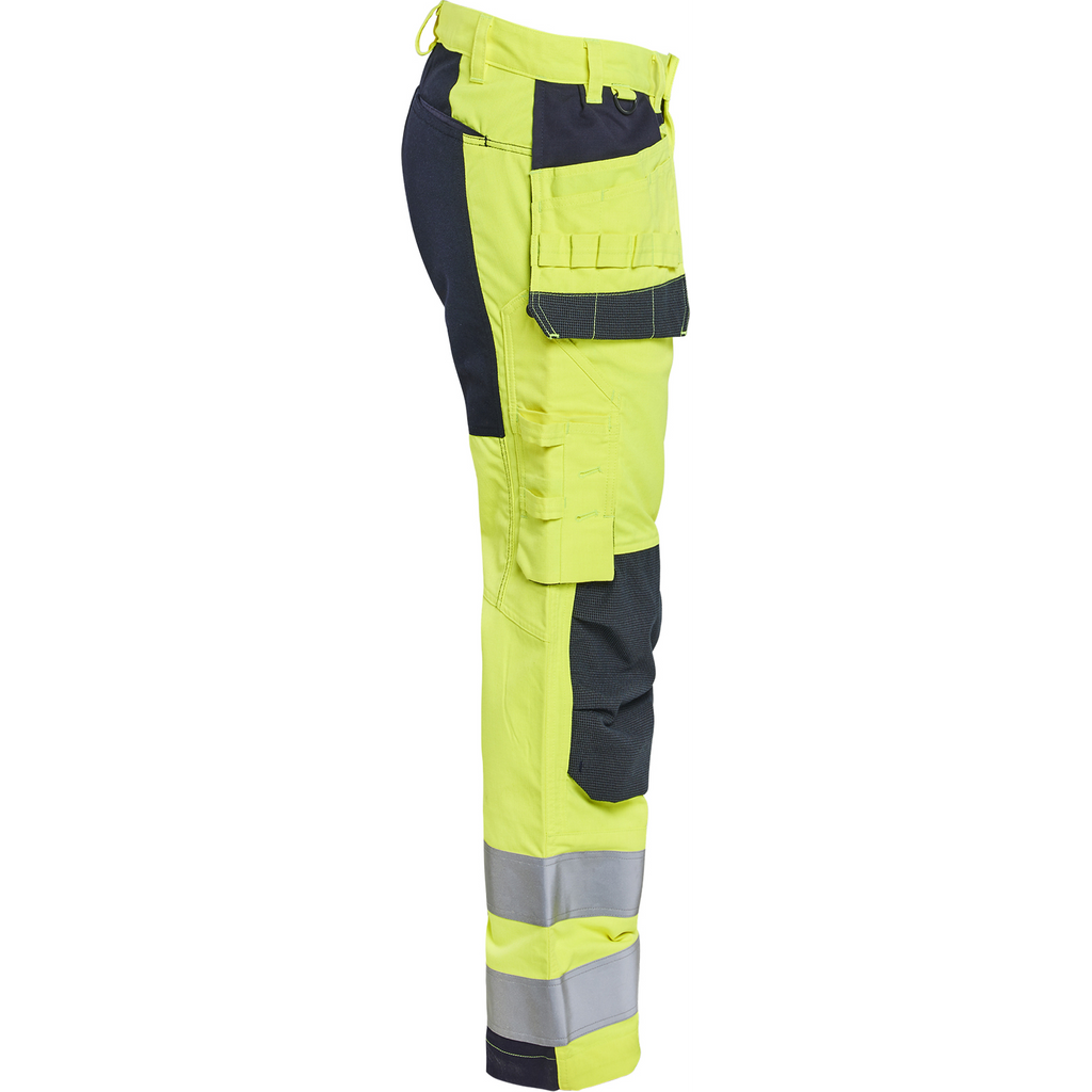 Blaklader Multinorm Stretch Work Trousers, Yellow/Navy Blue (2)