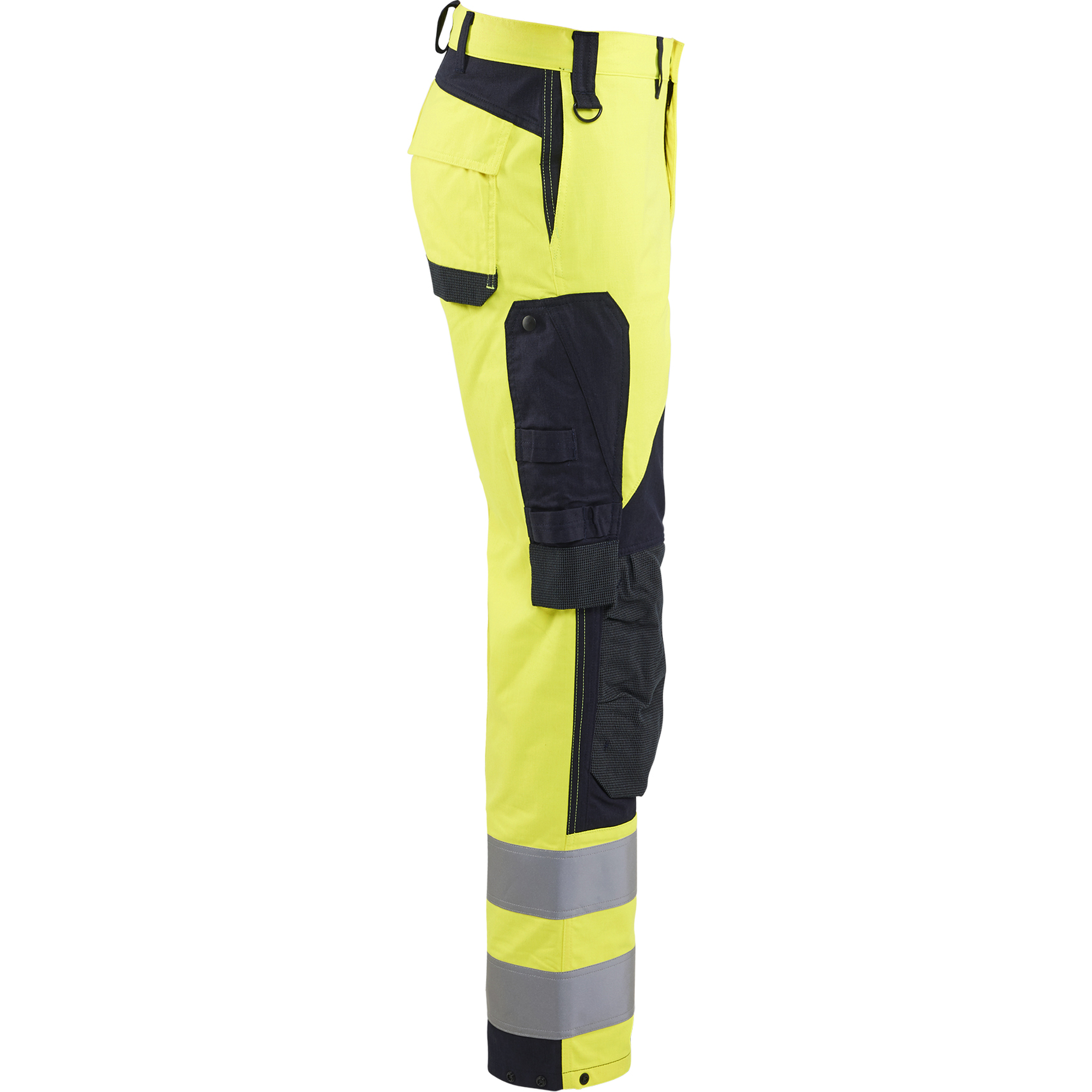 Blaklader Multinorm Work Trousers, Yellow/Navy Blue (2)