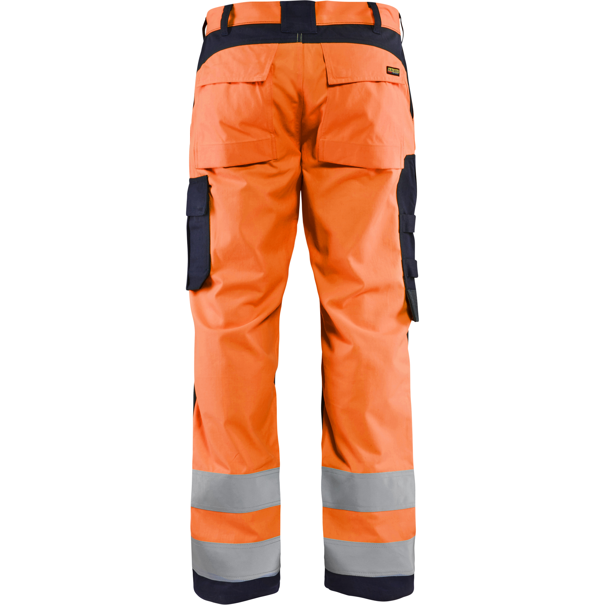 Blaklader Multinorm Work Trousers, Orange/Navy Blue (4)