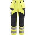 Blaklader Multinorm Work Trousers, Yellow/Navy Blue