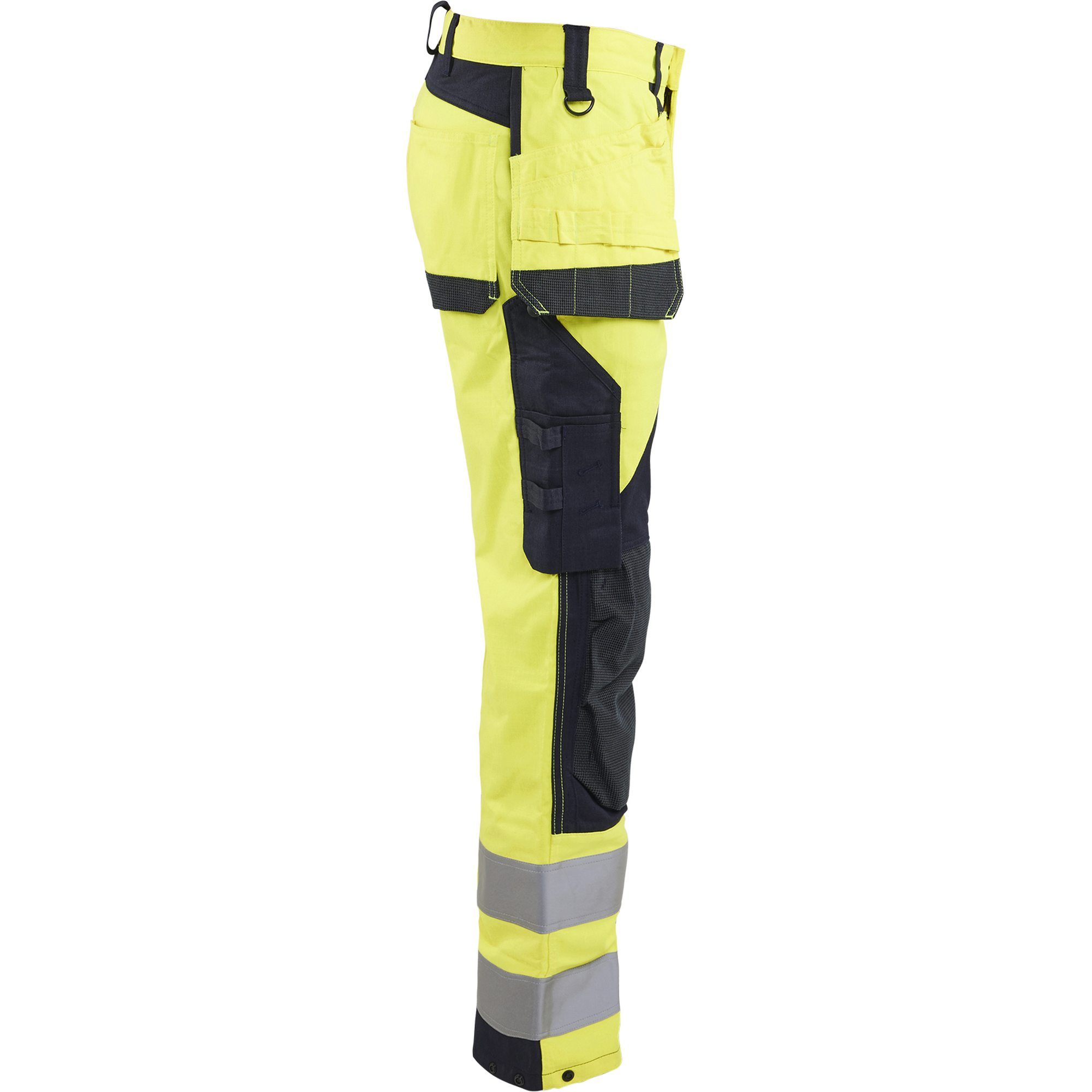 Blaklader Multinorm Work Trousers, Yellow/Navy Blue (2)