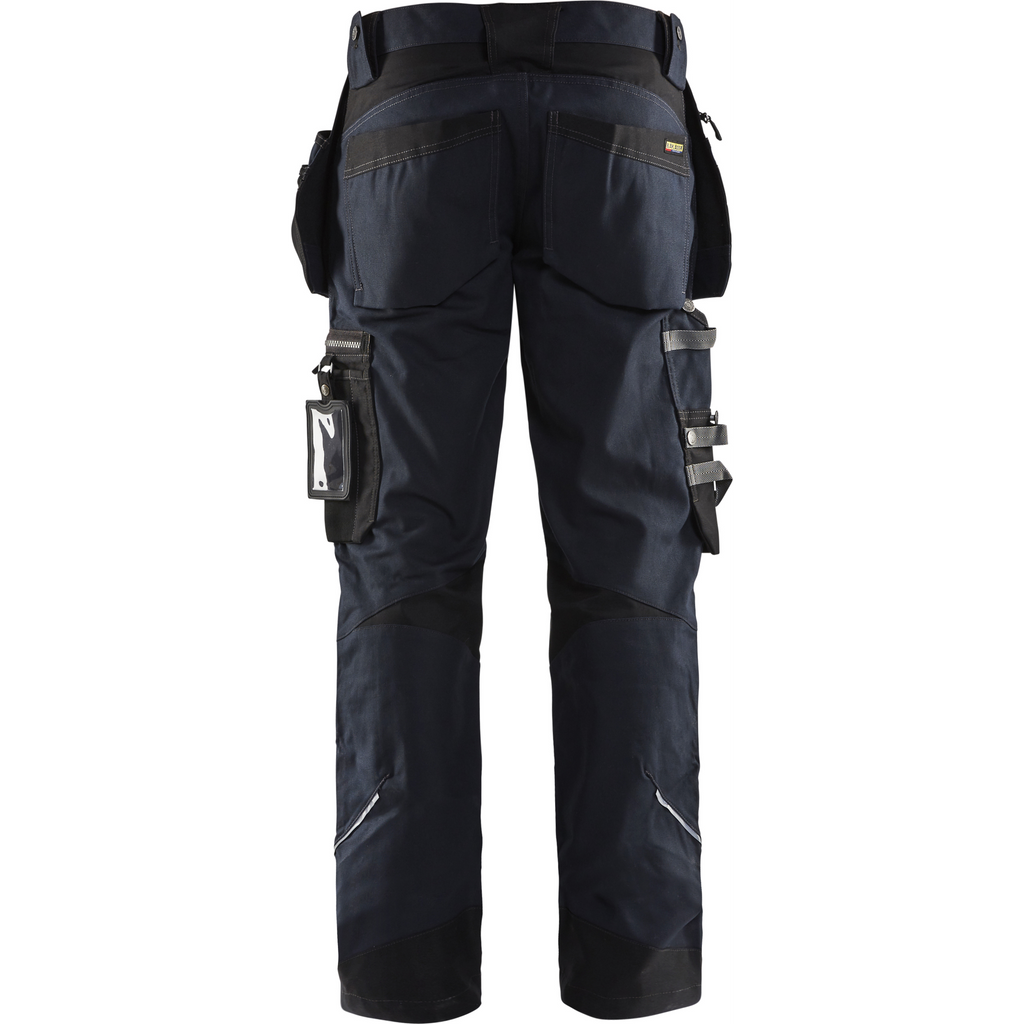 Blaklader Stretch Craftsman Work Trousers, Dark Navy/Black (4)