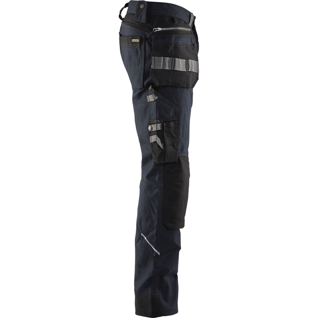 Blaklader Stretch Craftsman Work Trousers, Dark Navy/Black (2)