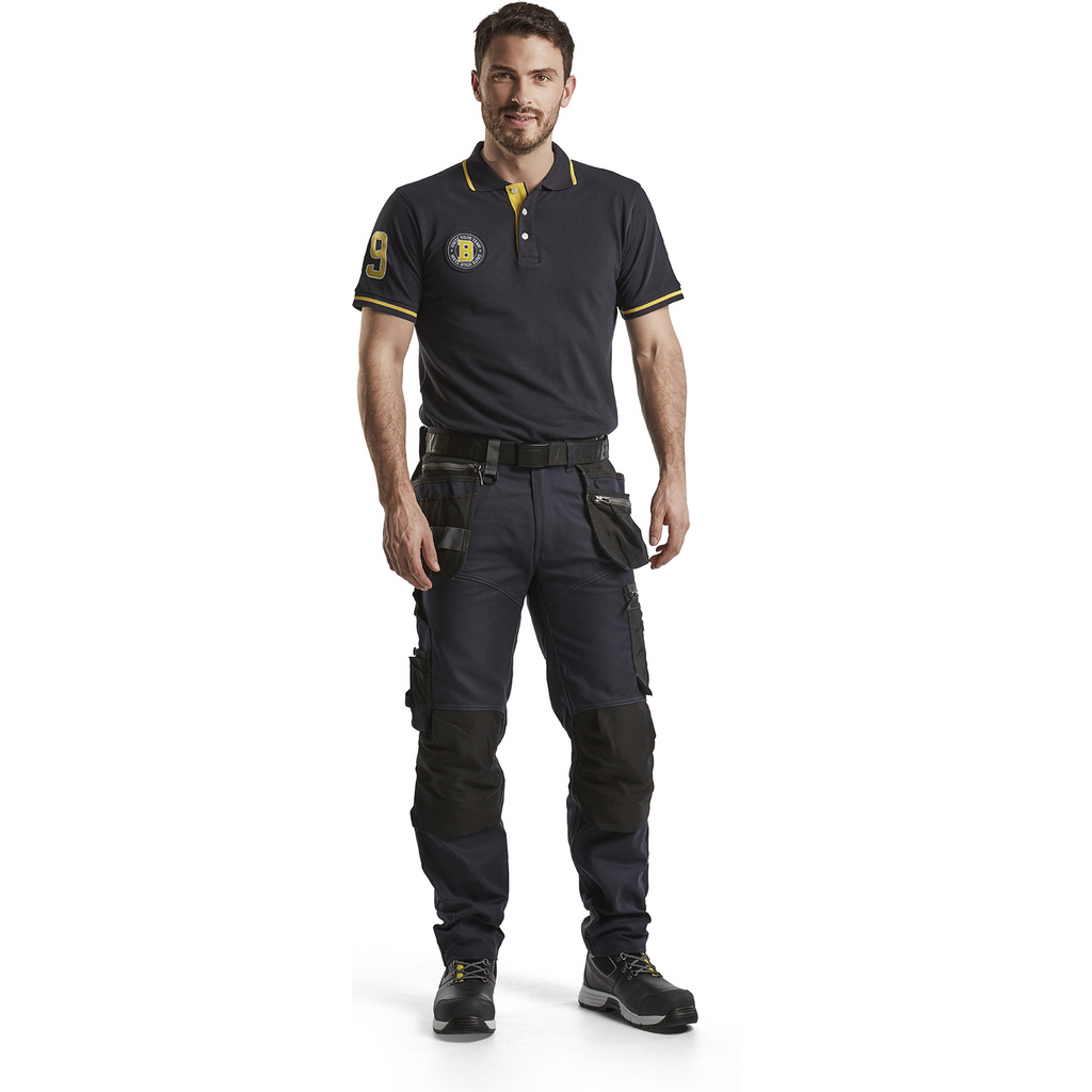 Blaklader Stretch Craftsman Work Trousers, Dark Navy/Black (5)